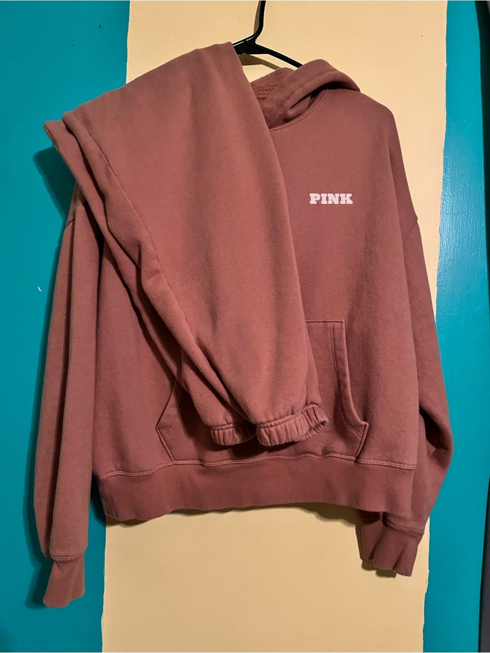 PINK Victoria's Secret Women’s Crewneck Sweatshirt and pants in Mauve EUC